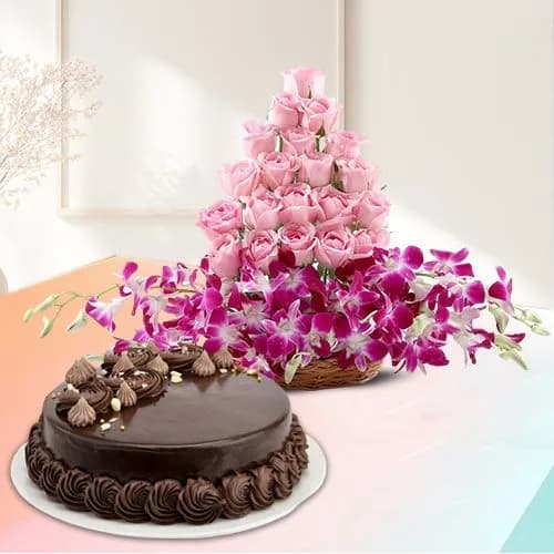 Orchids Basket