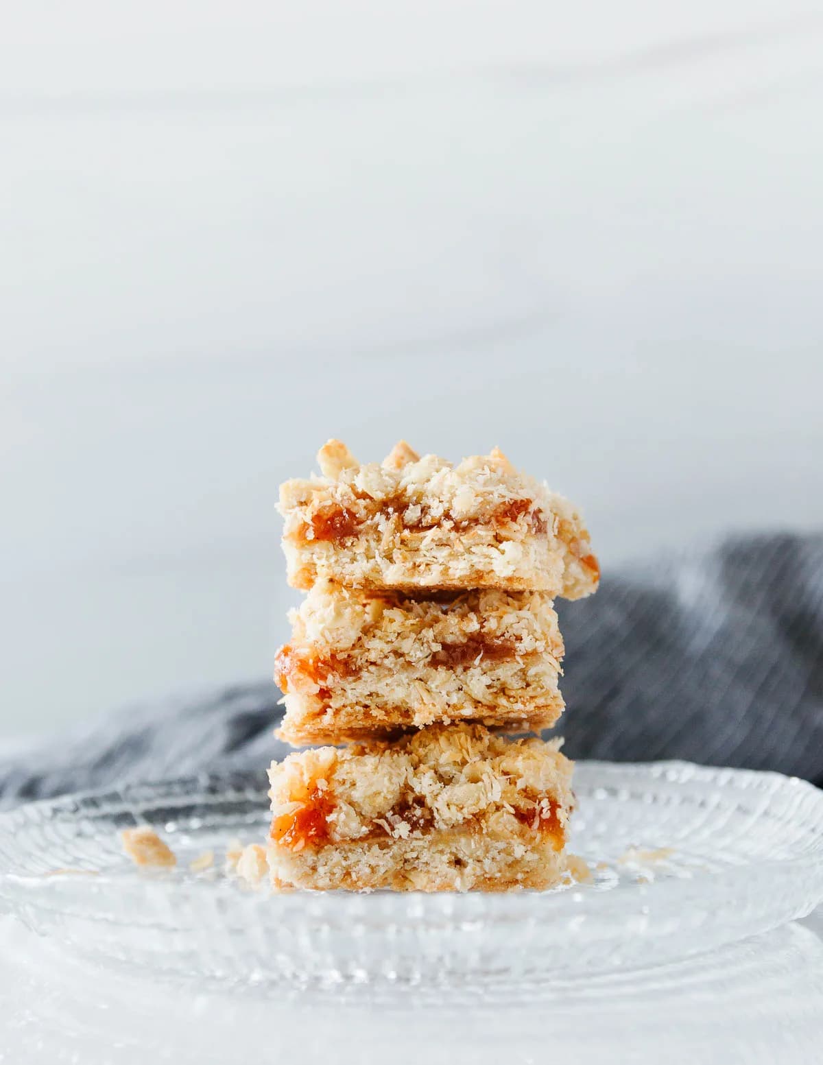 Coconut Peach Crumble