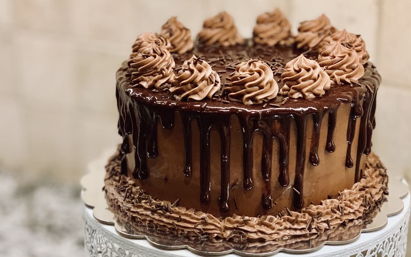 Beautiful decorated cake
